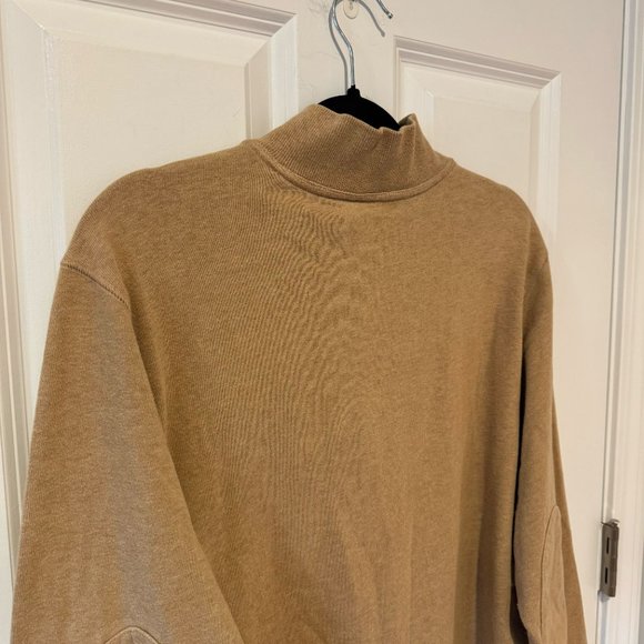 Vineyard Vines Tan Cotton Quarter Zip Pullover Sweater - Size Large - Picture 10 of 10